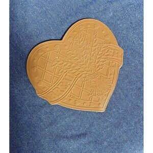 Heart Shaped Terra Cotta Bread Warmer